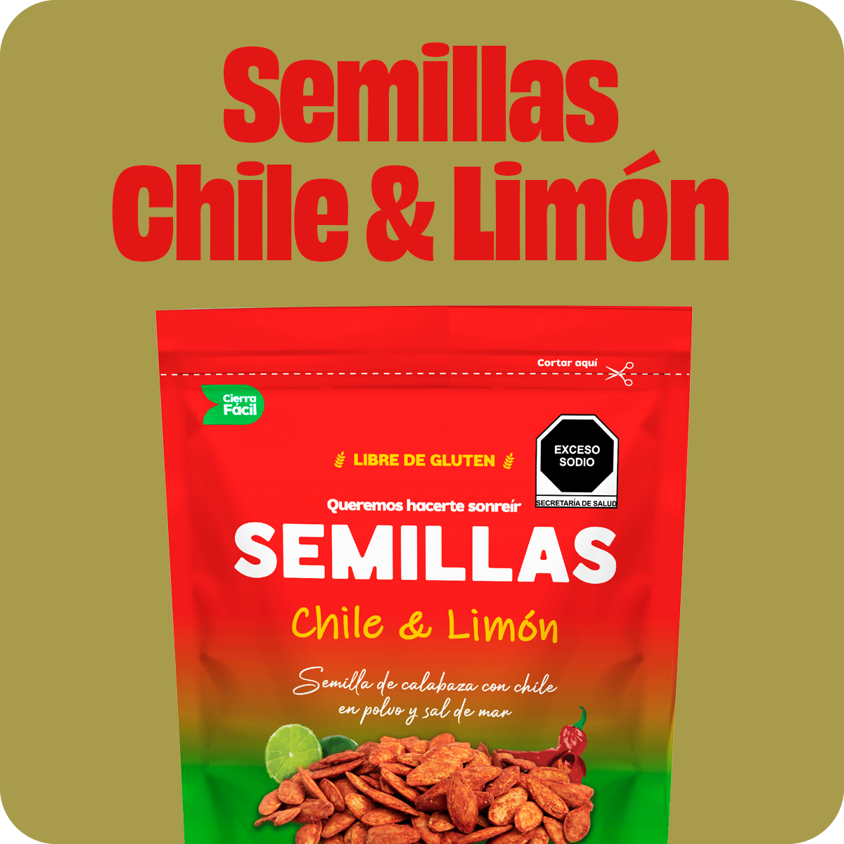 Semilla de Calabaza Chile & Limón