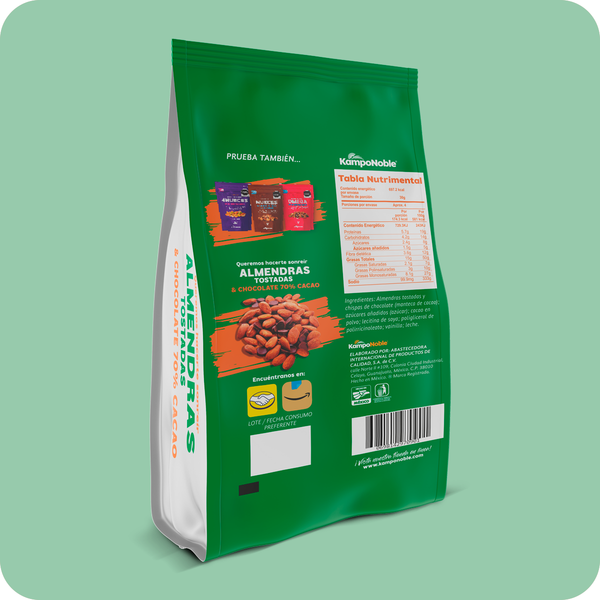 Almendra Tostada y Chocolate