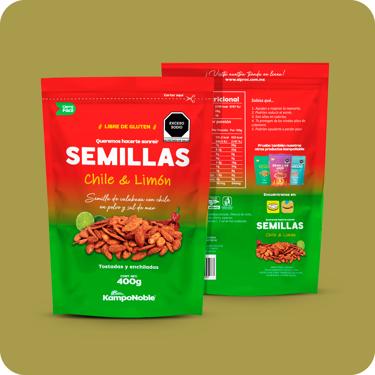 Semilla de Calabaza Chile & Limón