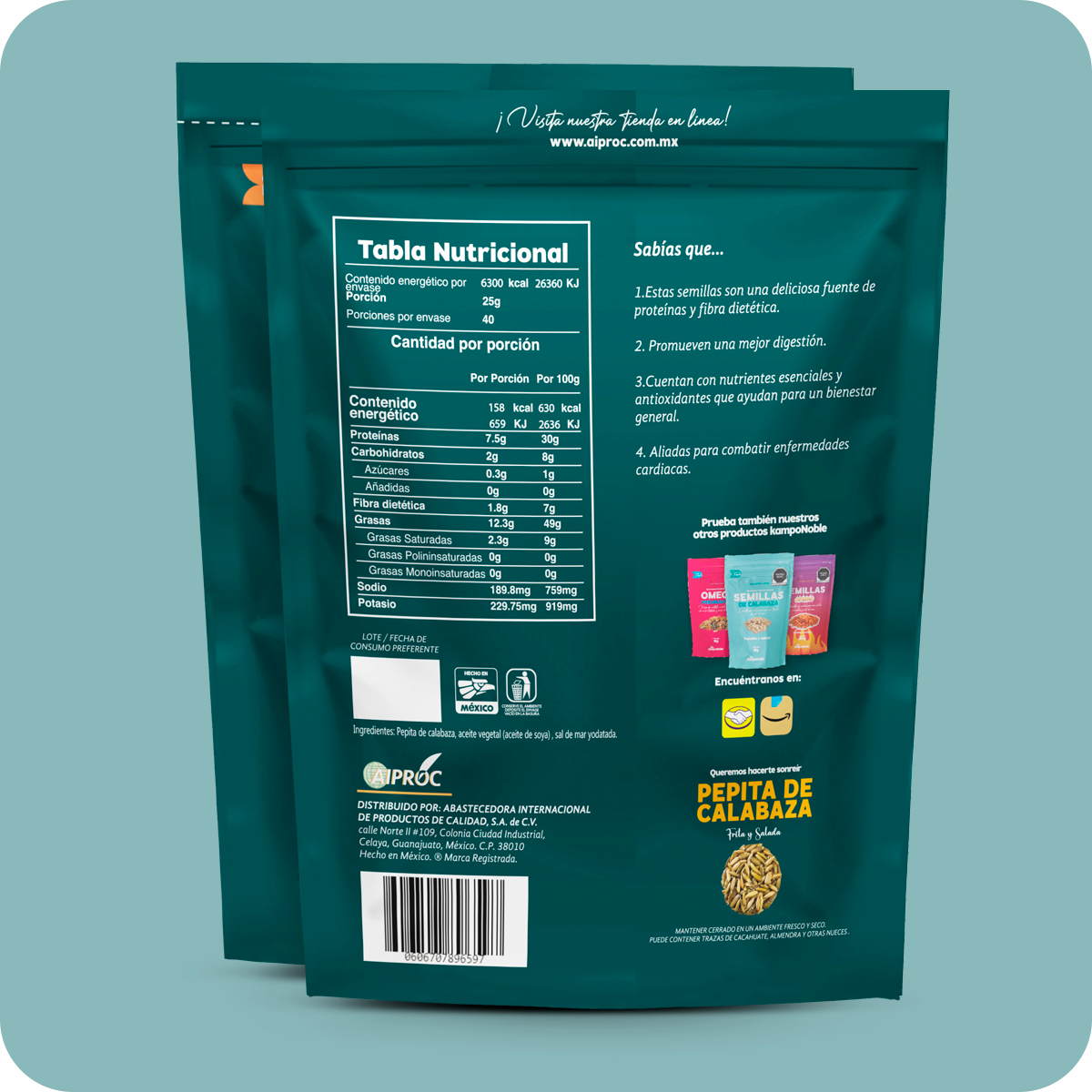 Pepita de Calabaza Frita y Salada