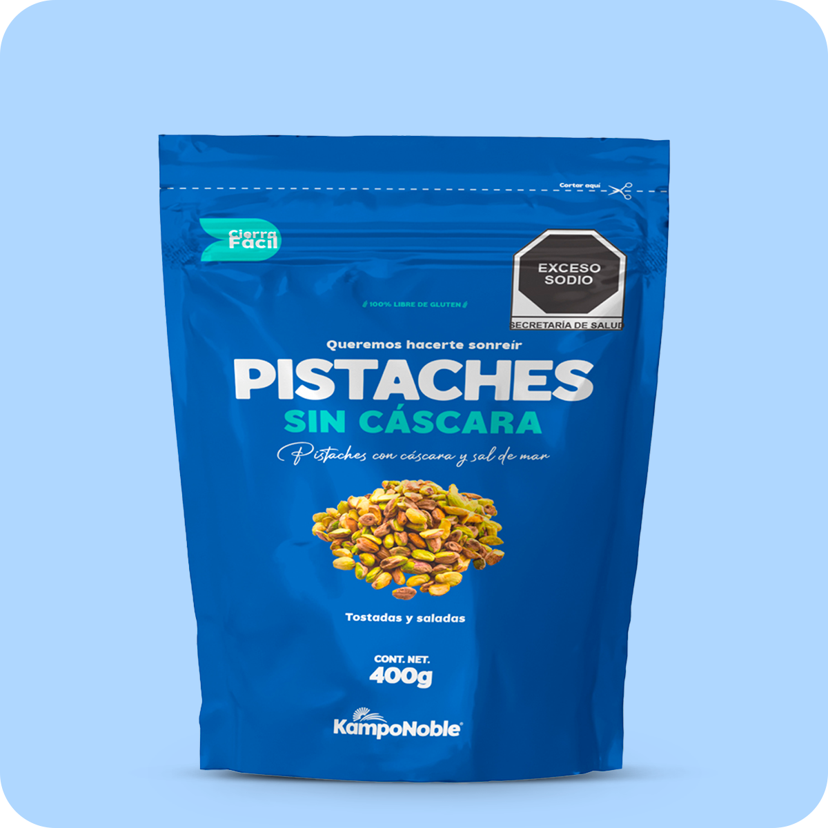 Pistache Sin Cáscara Tostados y Salados