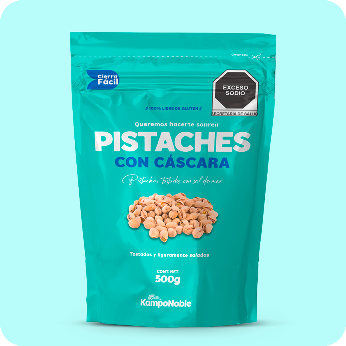 Pistache con Cáscara Tostados y Salados