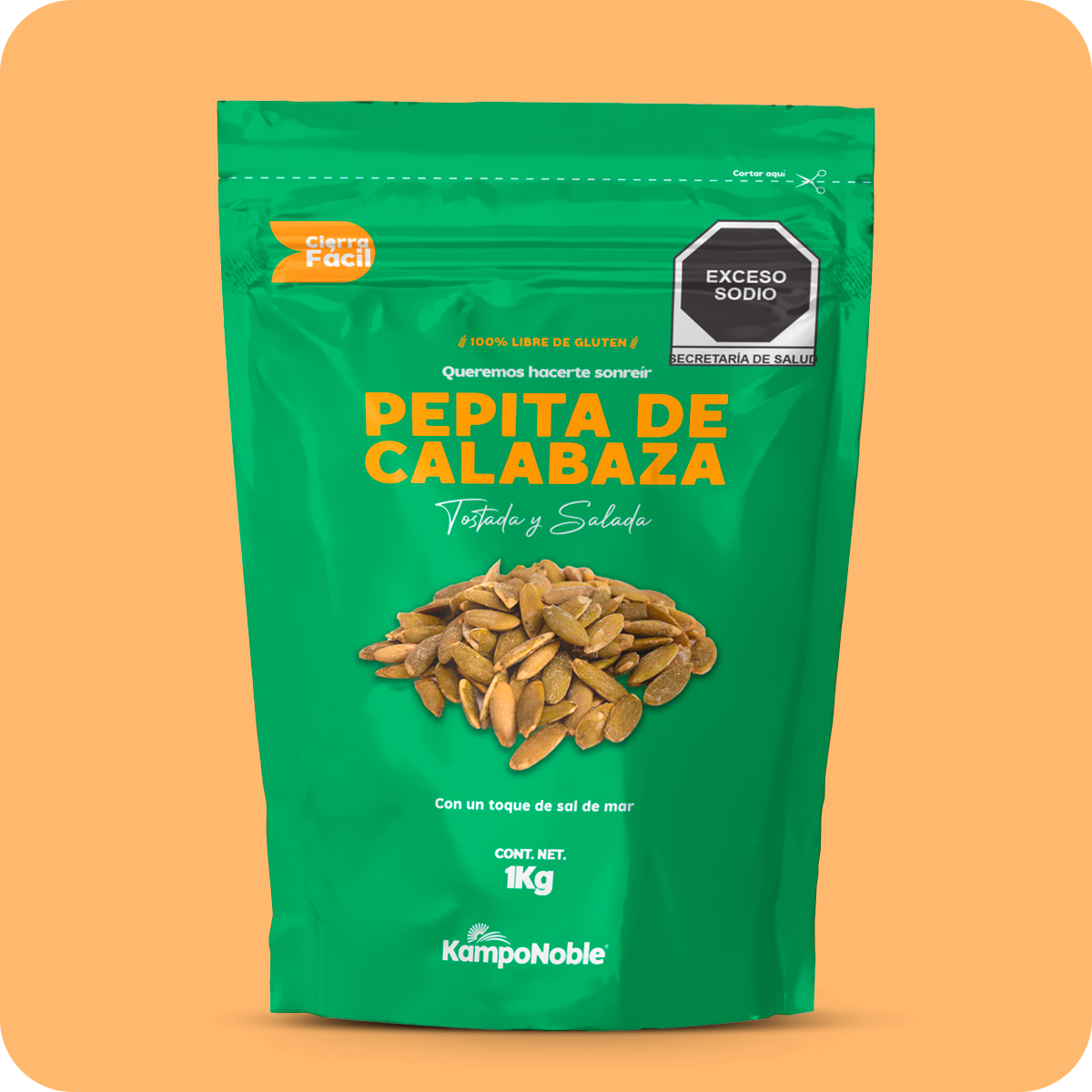 Pepita de Calabaza Tostada y Salada