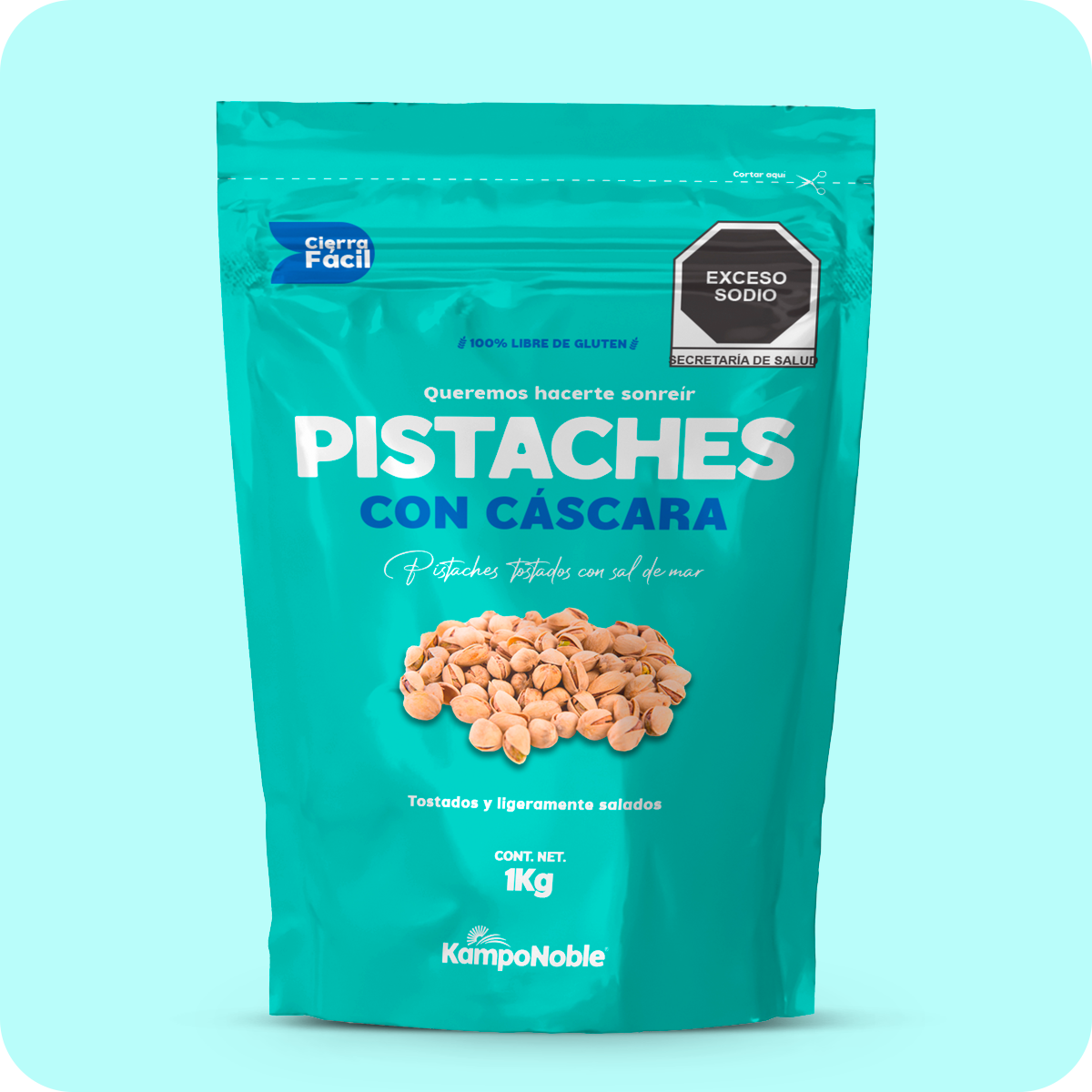 Pistache con Cáscara Tostados y Salados