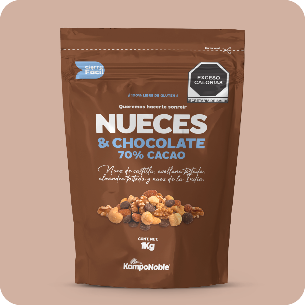 Mix Nueces & Chocolate (Chocolate, Nuez de la India, Nuez de Castillas, Almendra y Avellana)