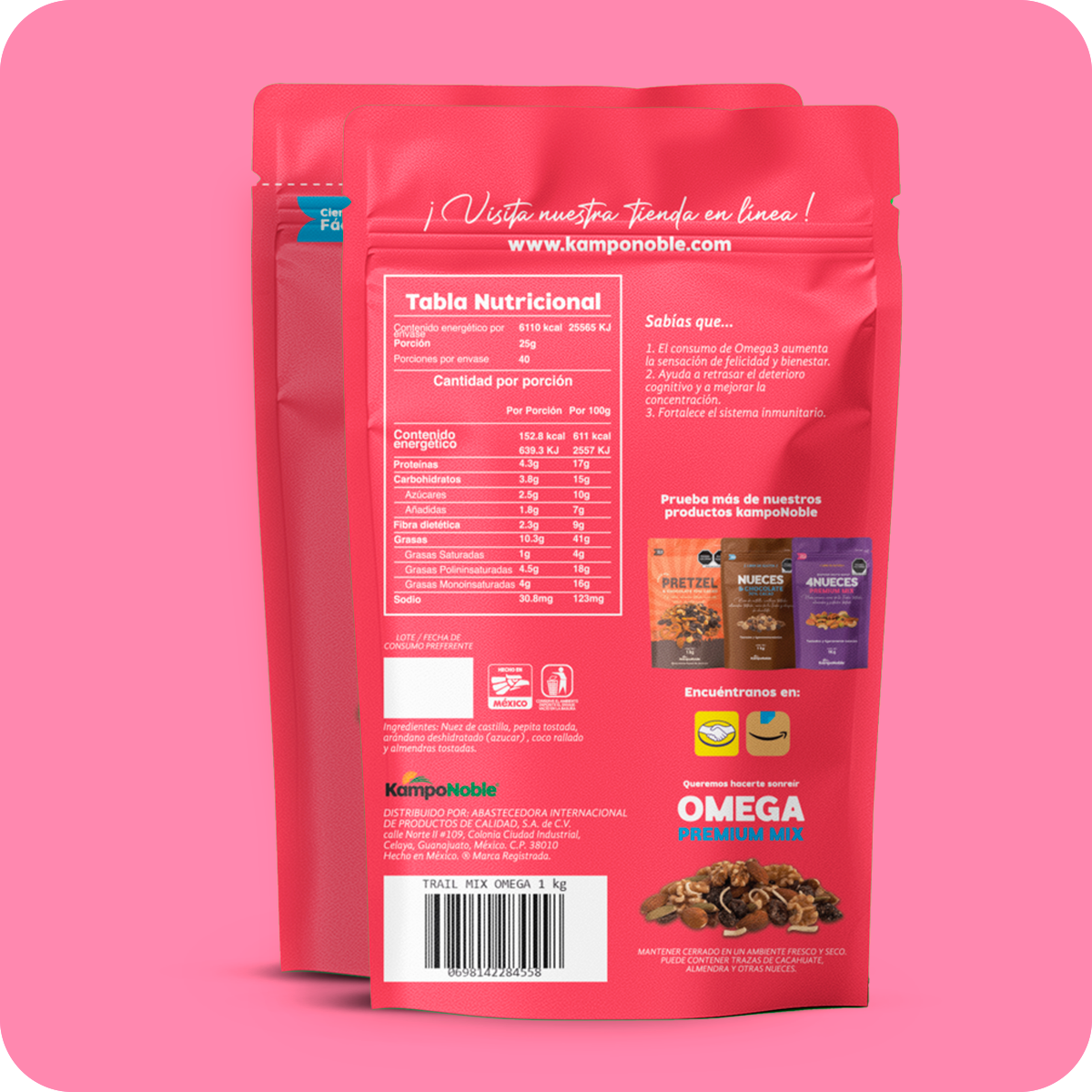Mix Omega (Arándano, Pepita, Coco Rallado, Almendra y Nuez de Castilla)