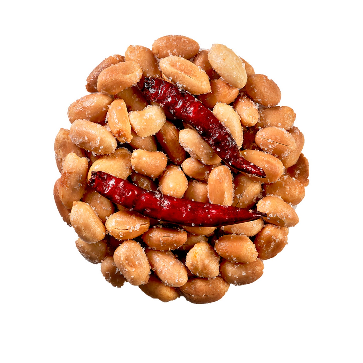 Cacahuate Macho Frito con Sal y Chile de Árbol