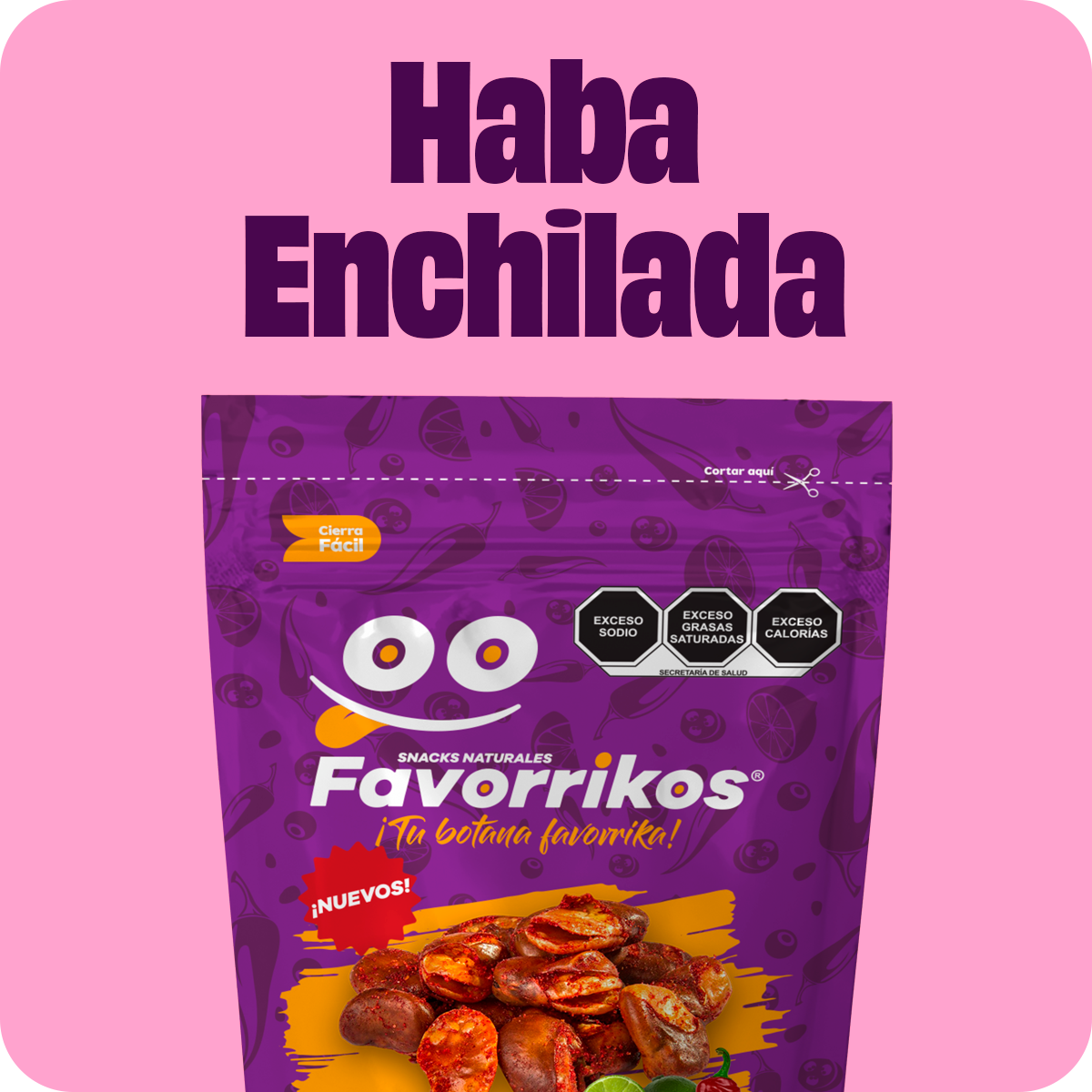 Haba Enchilada Con Cáscara