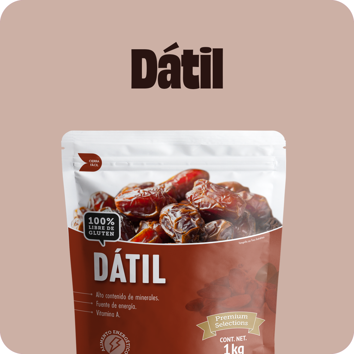 Dátil Deshidratado Con Hueso