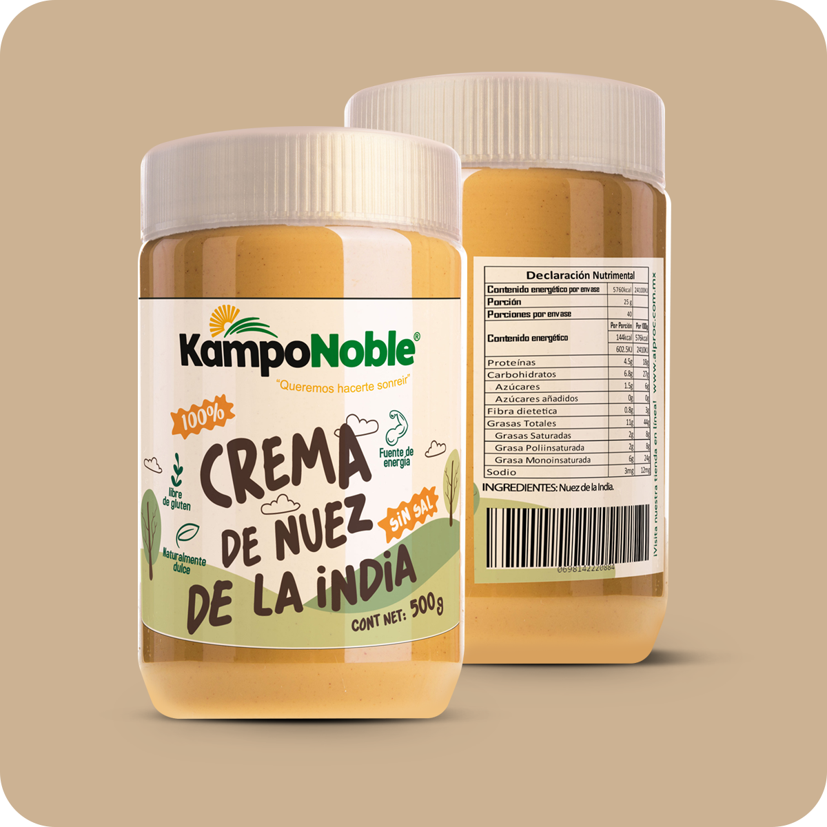 Crema Suave de Nuez de la India