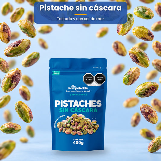 Pistache Sin Cáscara Tostados y Salados