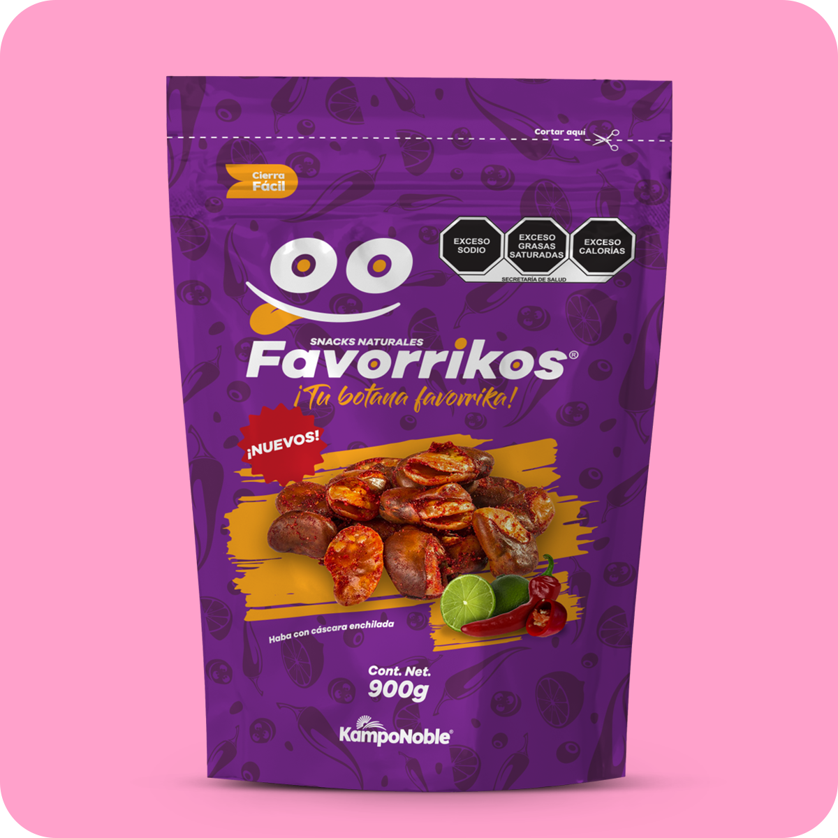 Haba Enchilada Con Cáscara