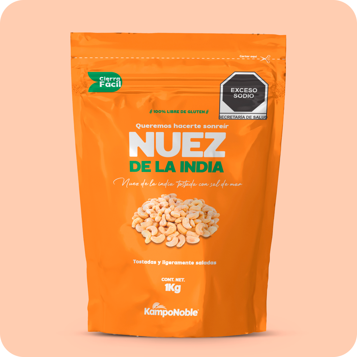 Nuez de la India Tostada y Salada