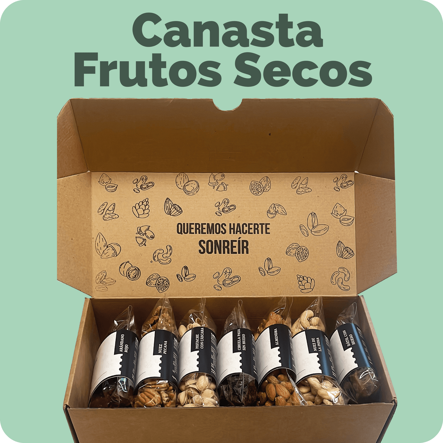 Canasta Premium de Frutos Secos KampoNoble - 7 Productos Seleccionados