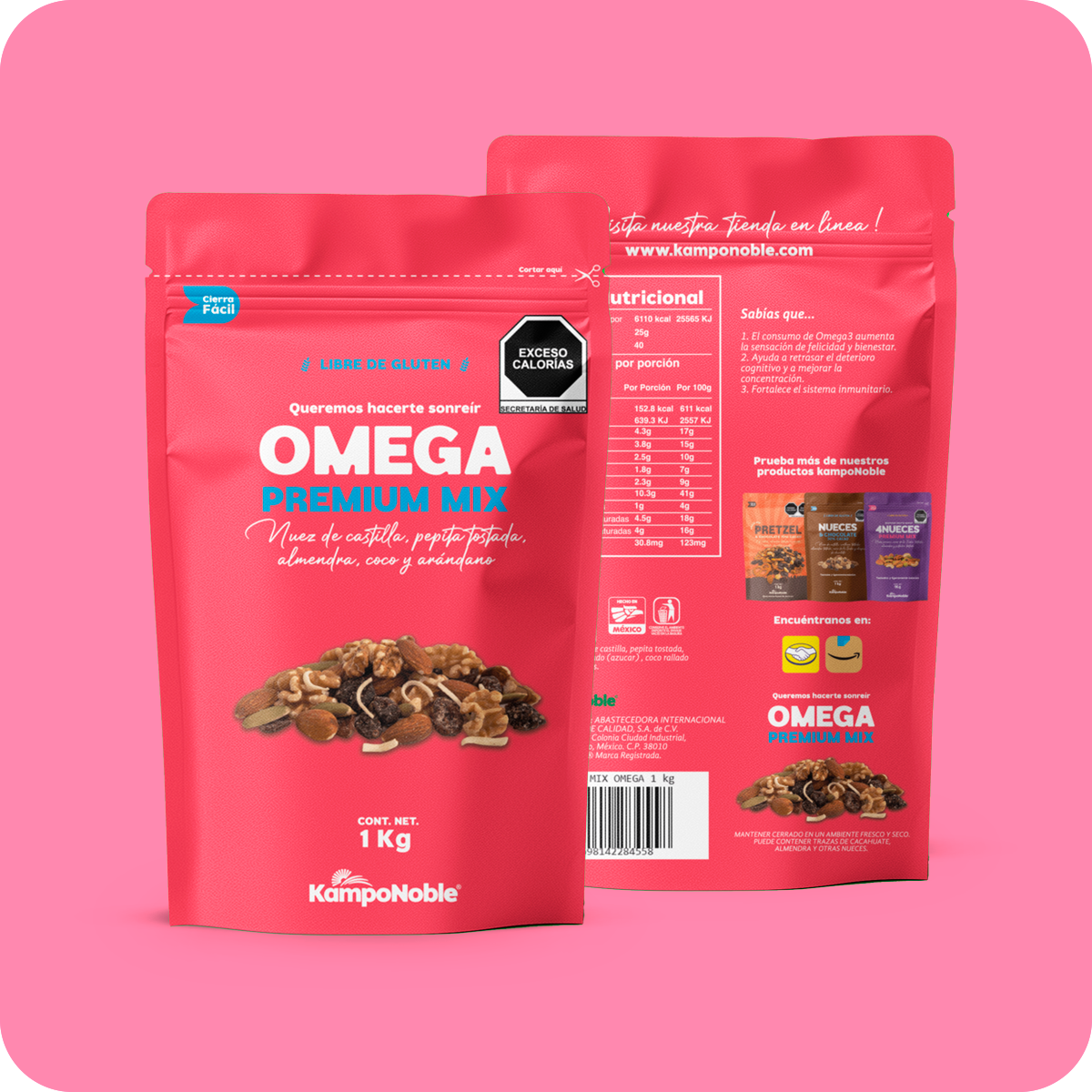 Mix Omega (Arándano, Pepita, Coco Rallado, Almendra y Nuez de Castilla)