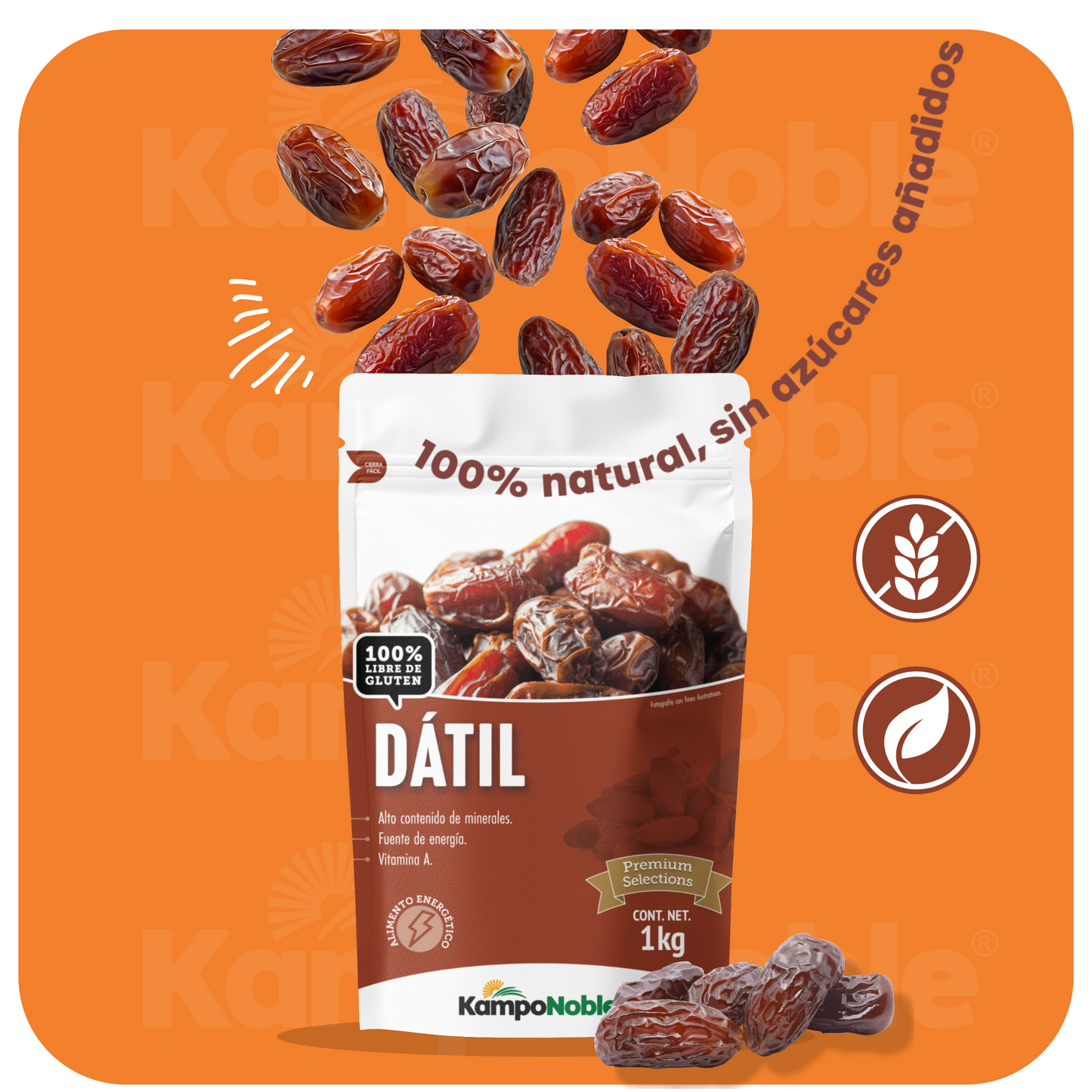 Dátil Deshidratado Con Hueso