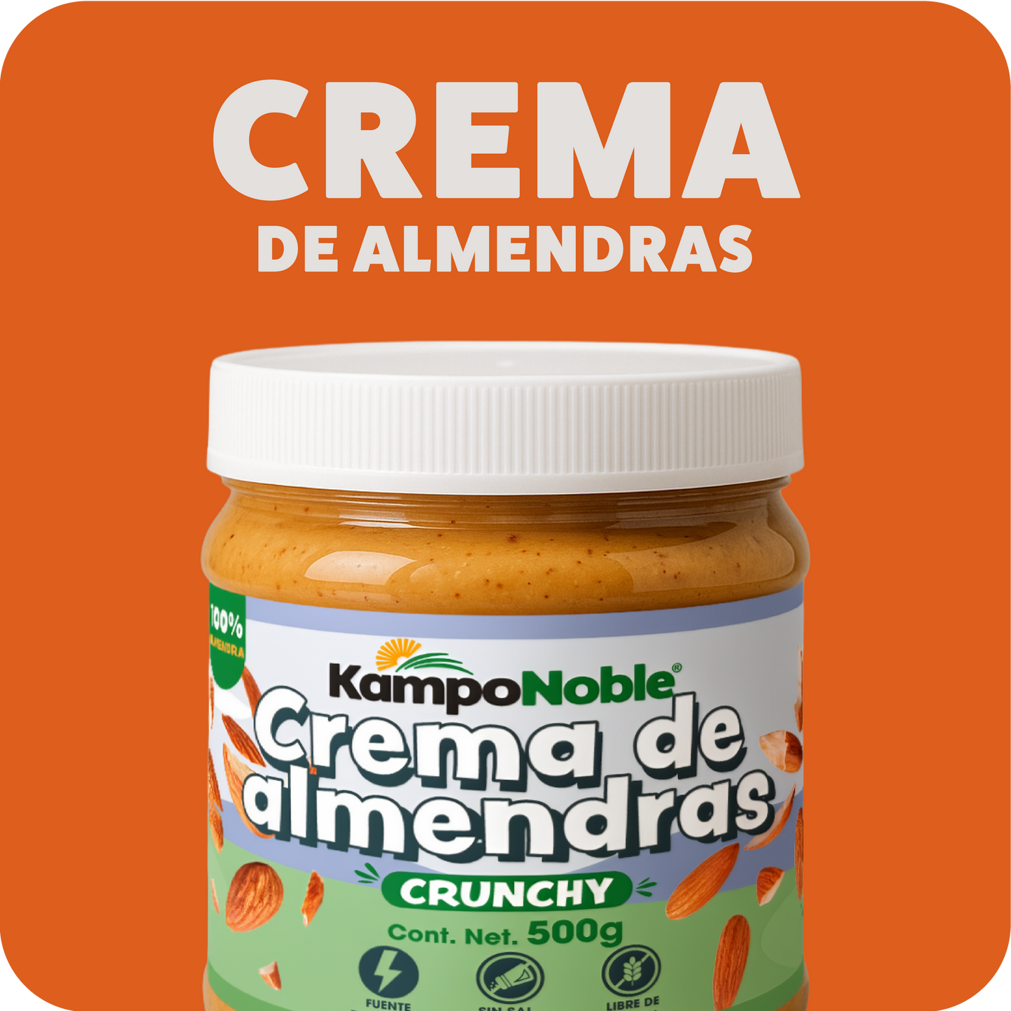 Crema Crunchy de Almendras