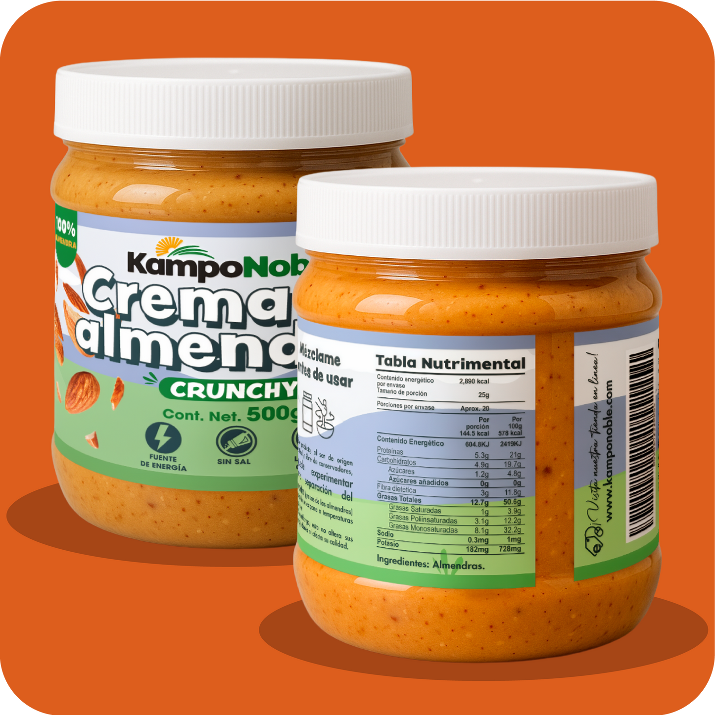 Crema Crunchy de Almendras