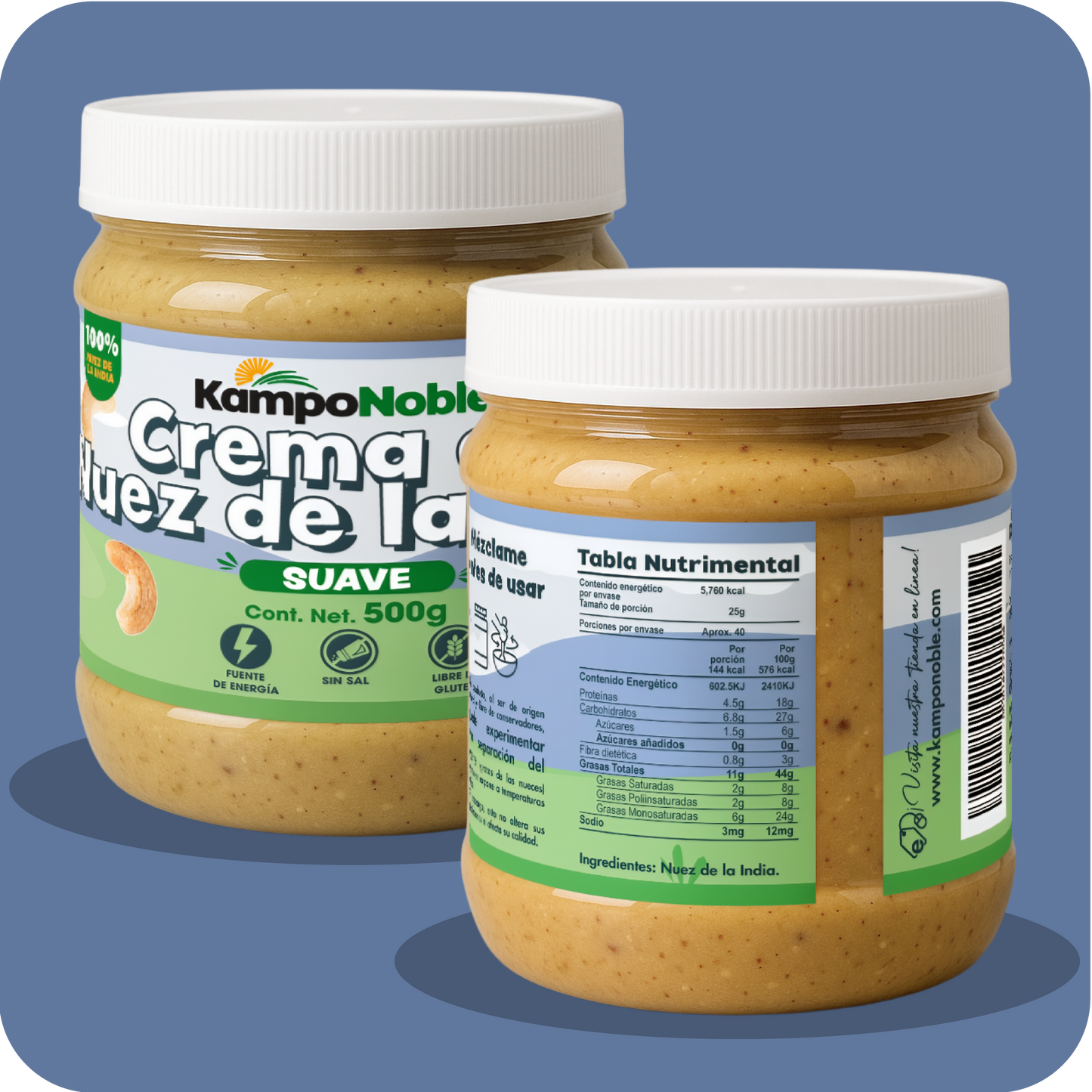 Crema Suave de Nuez de la India