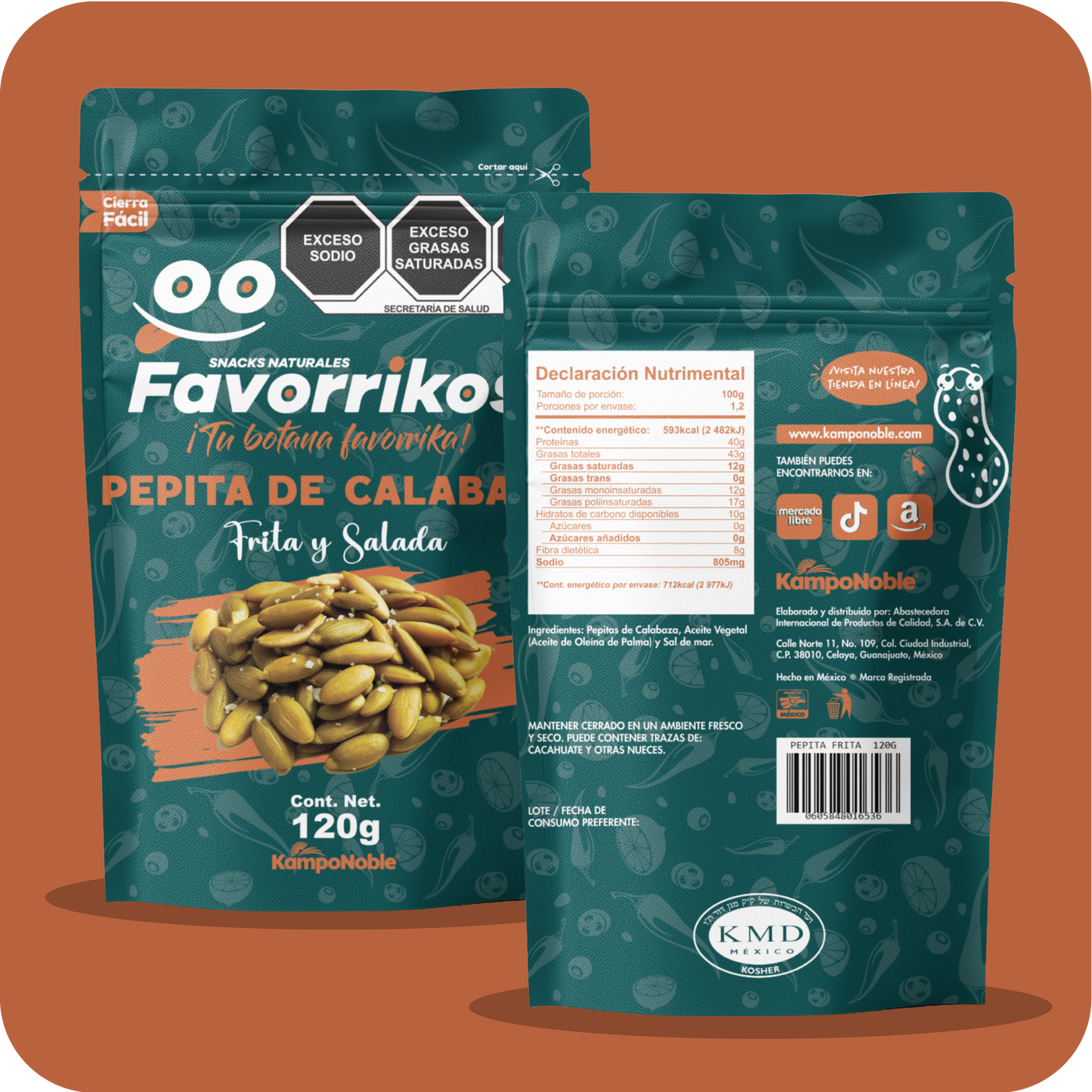 Pepita de Calabaza Frita y Salada