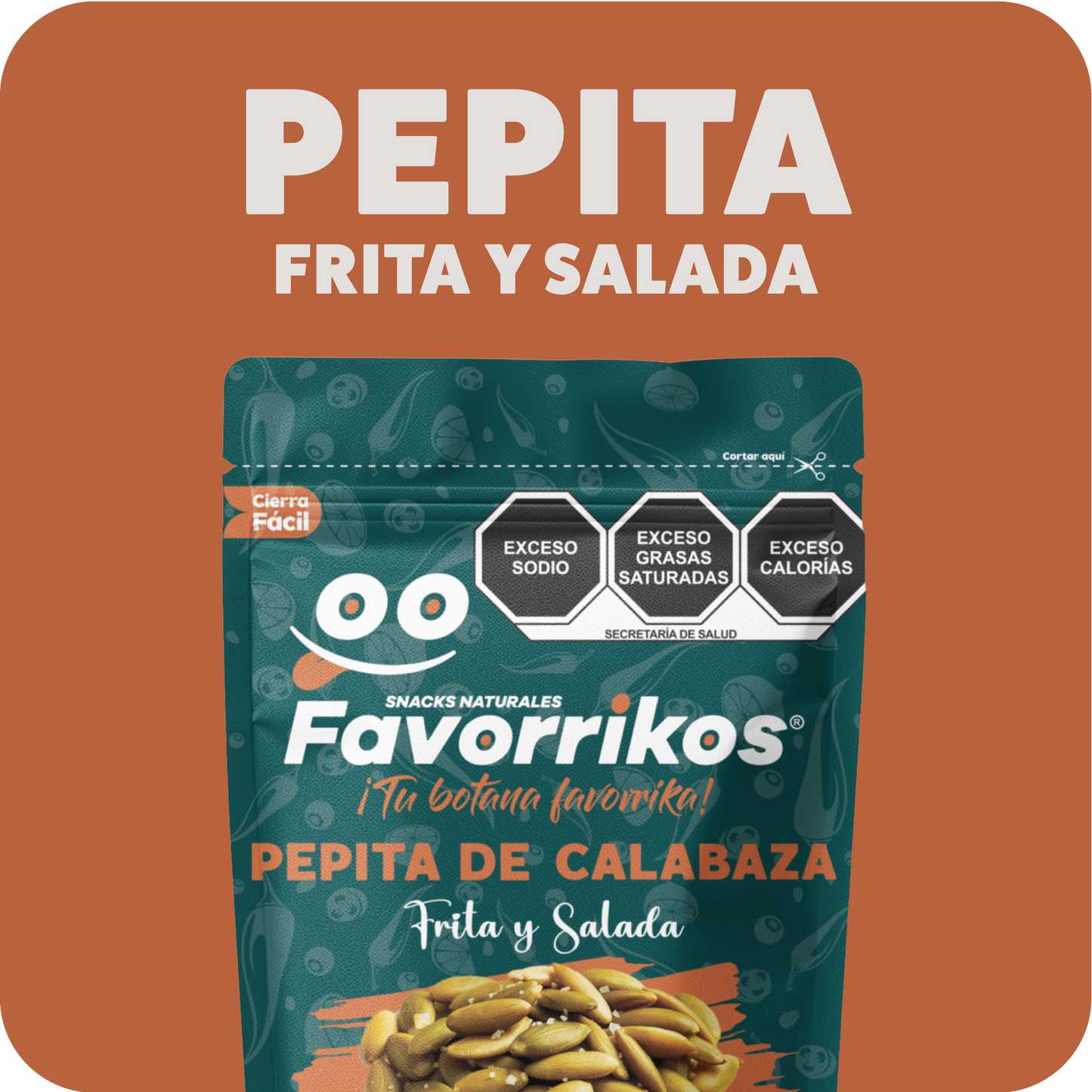 Pepita de Calabaza Frita y Salada